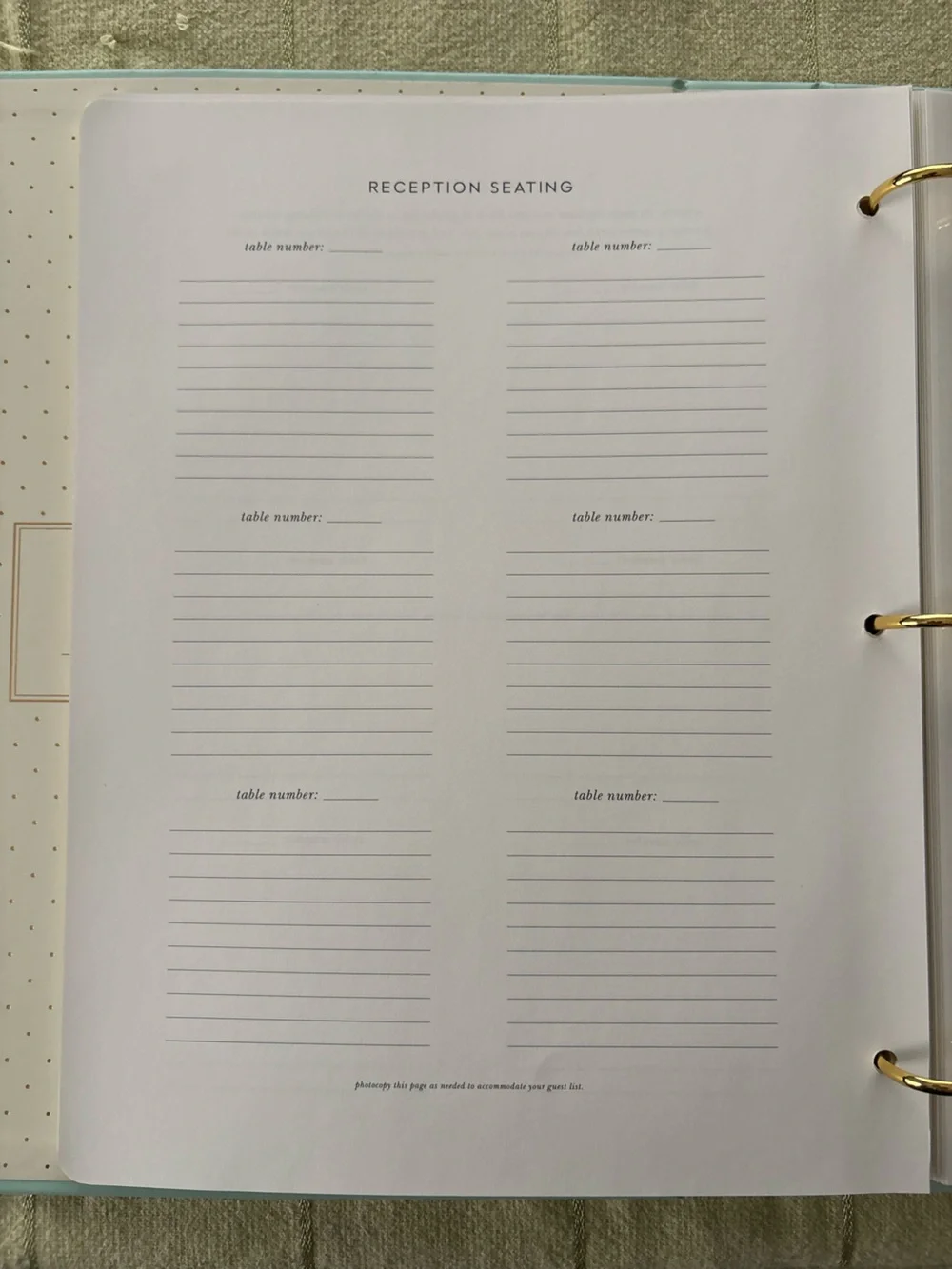 kate spade Love is in the Air Bridal Planner